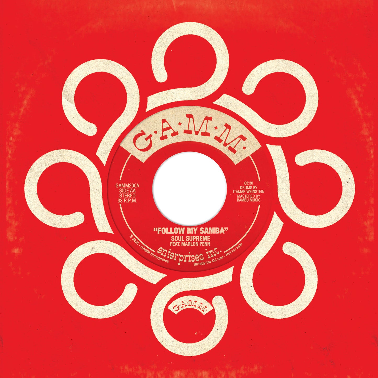 Soul Supreme - Follow Me / Follow My Samba (GAMM200A)