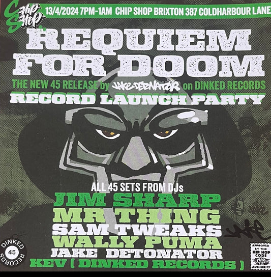 Jake Detonator - Requiem For Doom / Stoneferry Morning (RR-017) FLYER EDITION