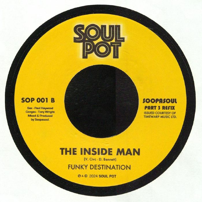 Funky Destination - Inside Man (Soopasoul Remixes) (SOP-001)