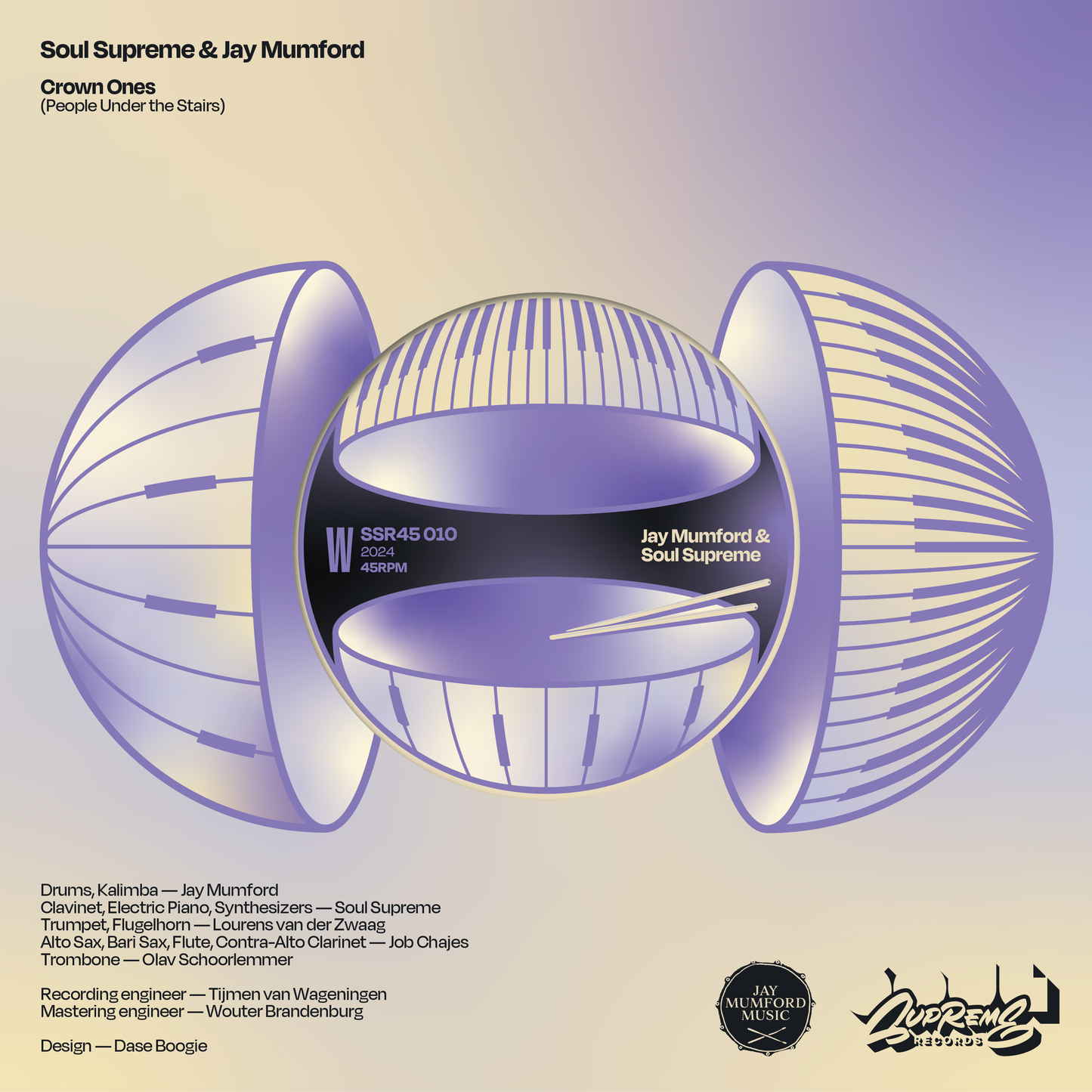 Soul Supreme & Jay Mumford - 9th Wonder / Crown Ones (SSR45-010)