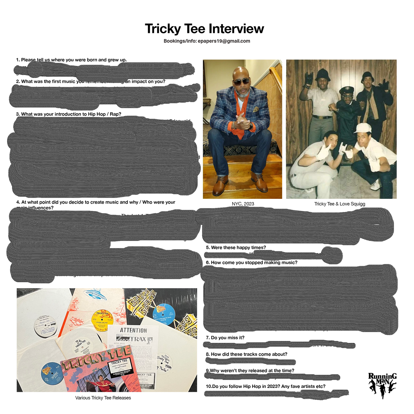 Tricky Tee & The White Shadow Of Norway - Who's In Town (RMR-001)