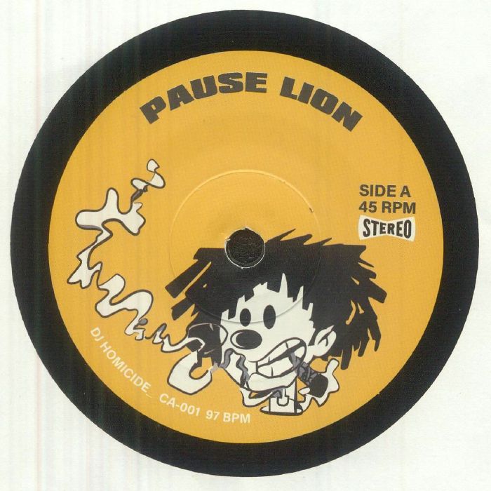 DJ Homicide - Pause Lion / Ghetto Scenario (CA-001) – Dinked Records