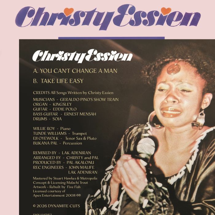Christy Essien Igbokwe - You Can't Change A Man / Take Life Easy (DYNAM7157)