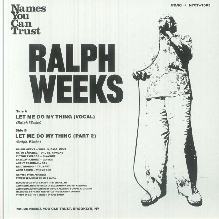 Ralph Weeks - Let Me Do My Thing (NYCT-7095)