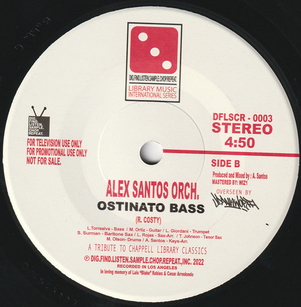 Alex Santos Orchestra - Scrabble / Ostinato Bass (DFLSCR-003)
