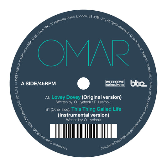 Omar - Lovey Dovey / This Thing Called Love (BBE801SLP)