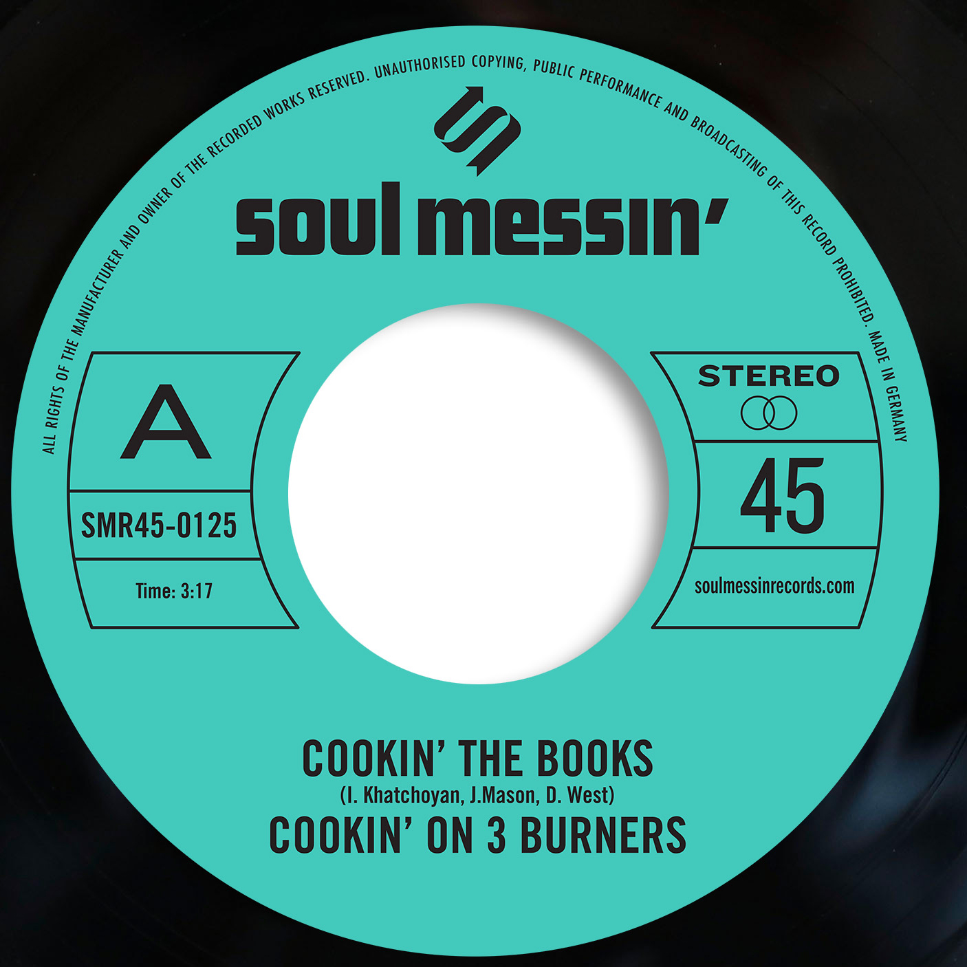 Cookin' on 3 Burners - Cookin' the Books / Give a Little Bit More (SMR450125)