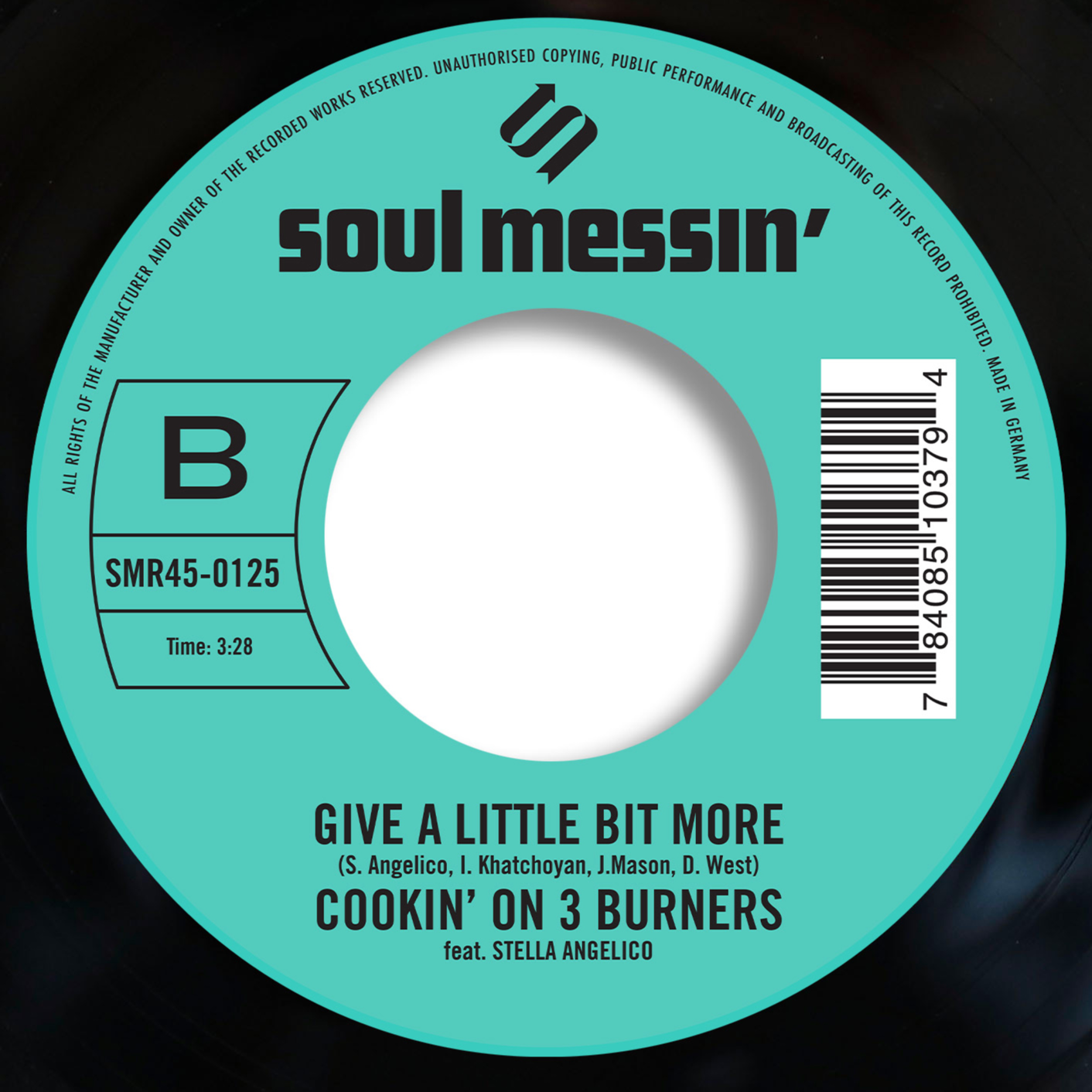 Cookin' on 3 Burners - Cookin' the Books / Give a Little Bit More (SMR450125)