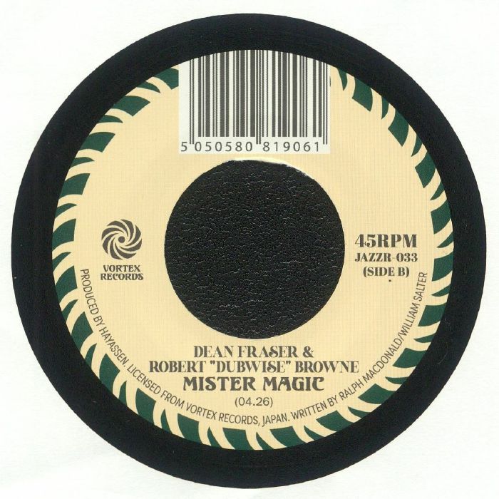 Robert "Dubwise" Browne & Dean Fraser -  Sun Goddess / Mister Magic (JAZZR-033)