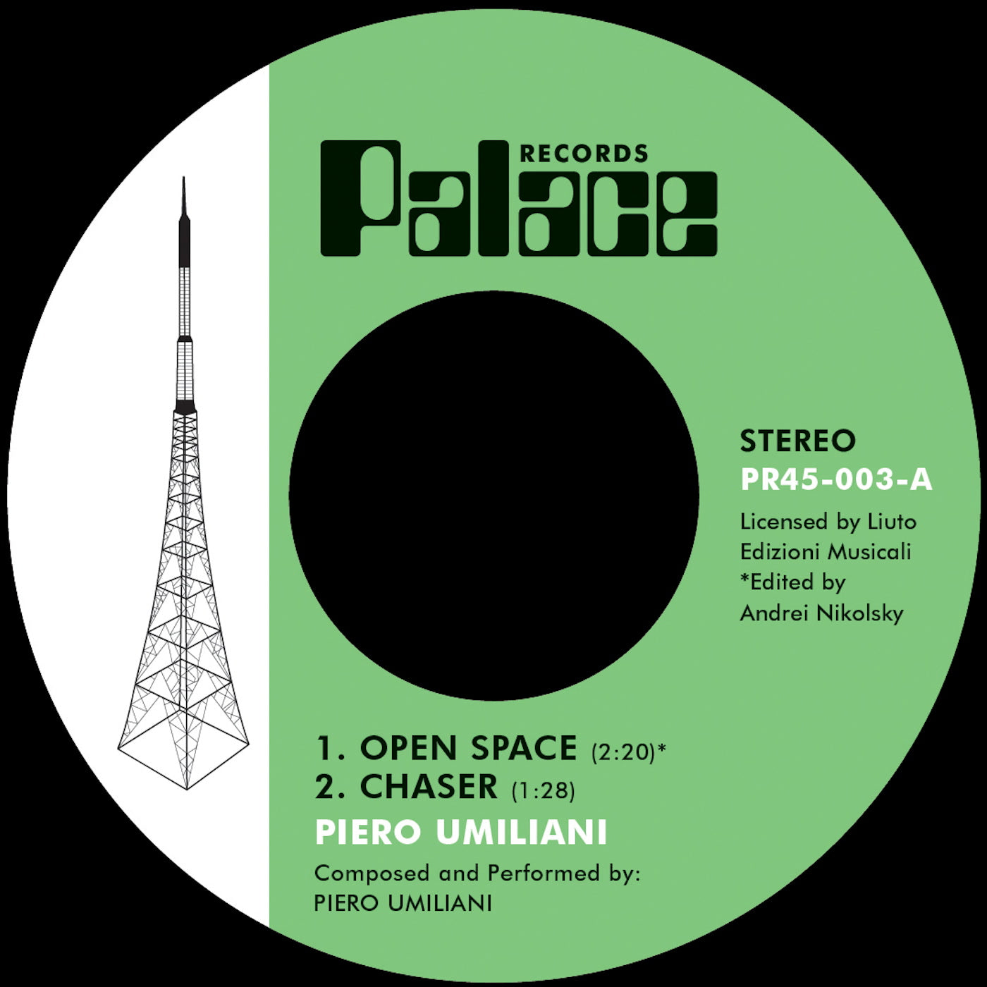 Piero Umiliani - Open Space / Union Pacific (PR45003)