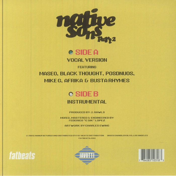 Talib Kweli & J Rawls - Native Tongues Part 2 (FJAVBK-60)