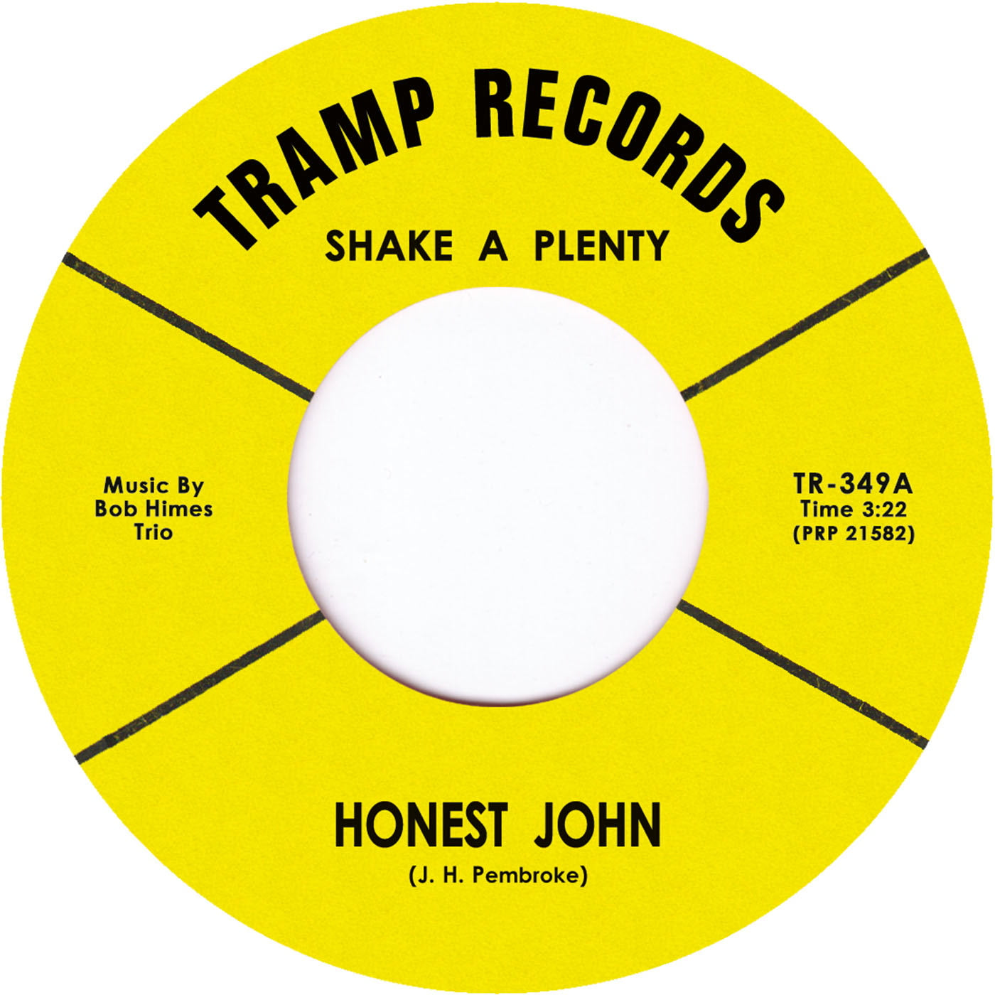 Honest Jon - Shake A Plenty / Honest Jon (TR-349)